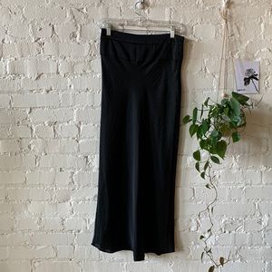 Normani Silk Midi Skirt Free People